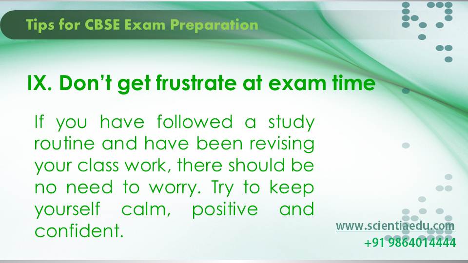Tips for CBSE Exam Preparation10
