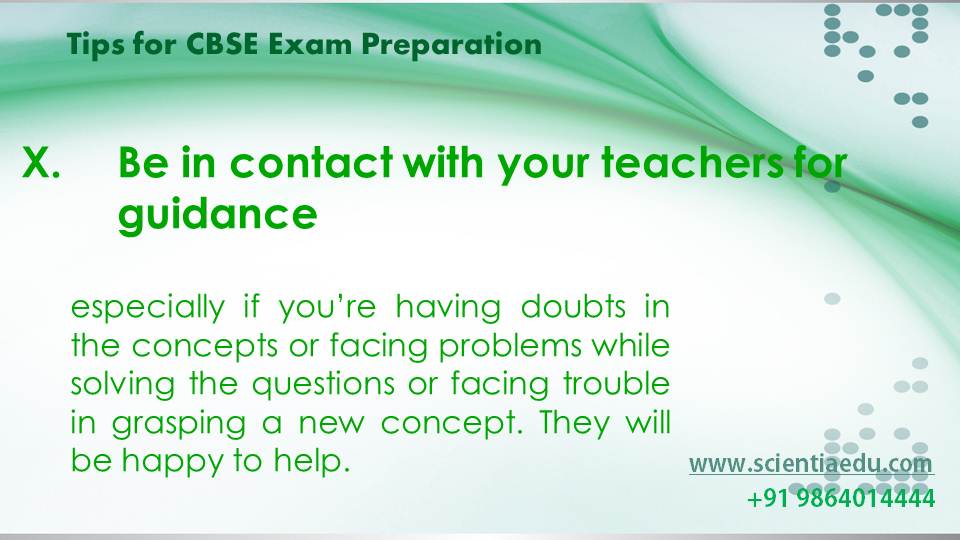 Tips for CBSE Exam Preparation11