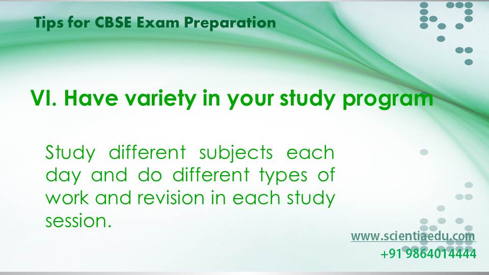 Tips for CBSE Exam Preparation7